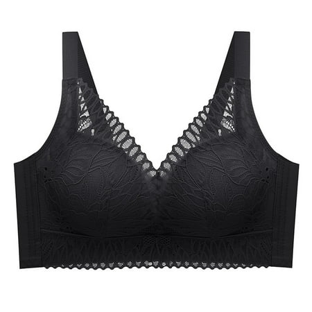 Wireless Full Coverage Minimizer Non Padded Bra Wide Strap Honeycomb Cups Bras