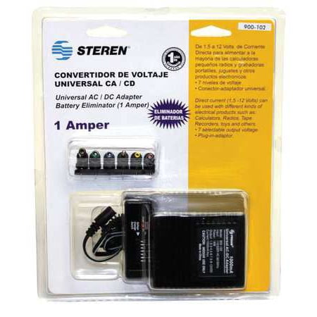 900-102 AC Power Adapter, 110/220V, 1000mA 900-102 AC Power Adapter, 110/220V, 1000mA