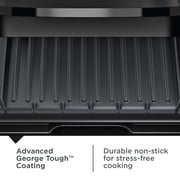 George Foreman 4‑Serving Electric Grill & Panini Press, Easy‑Clean Removable Dishwasher‑Safe Nonstick Plates