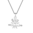 thumbnail image 2 of Personalized Custom Cooking Name Pendant Letter Nameplate Chain Stainless Steel Necklace Jewelry for Women Men Gift, 2 of 5