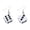 white, variant on Dice Earrings For Women Weird Earrings Funny Novelty Dangle Earrings Drop