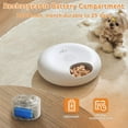 thumbnail image 4 of iPettie  Donuts Frost 6 Meal Cordless Automatic Pet Feeder, Dry & Wet Food Automatic Cat Feeder with Two Ice Packs White, 4 of 6