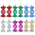 thumbnail image 1 of 18pcs colorido decoración navideña caramelo accesorios colgante colgante ornamento fuentes de fiesta, 1 of 6