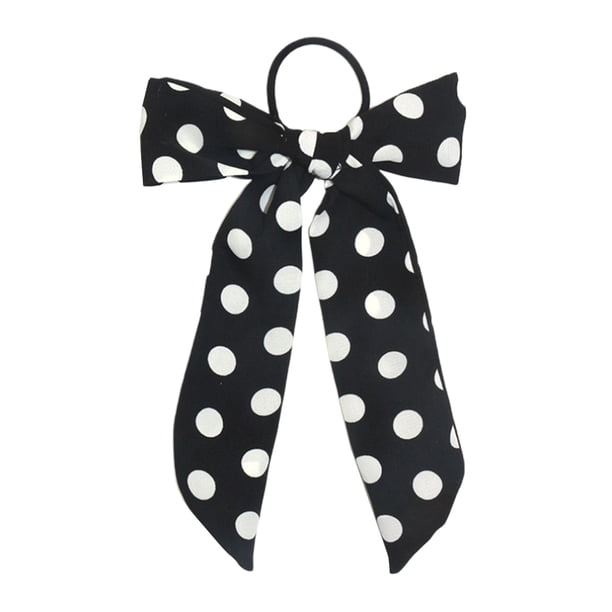 Prettyia Fairy Bows Ribbon Hair Bands Elásticos Hair Ties Bun Maker Updo Tool Negro Colcomx Gomas para el cabello de colores surtidos