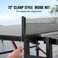 thumbnail image 2 of KFFKFF Table Tennis Set, Pro-Level Ping Pong Experience, Weather-Resistant Aluminum Play Surface for Both Indoor & Outdoor, Easy-to-Move Folding Design with Secure Locking Wheels, 2 of 9