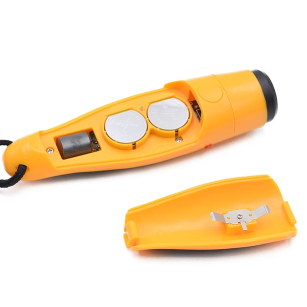 Silbato Electrónico Silbato electrónico de 125dB para árbitro, silbato de supervivencia para exteriores con cordón amarillo Likrtyny Para Estrenar