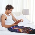 thumbnail image 5 of Hirioo Jungle Path Glowing Mushrooms for Women's PJ Pajama Pants Sleep Pants Women's Home Trousers with Pockets,S-3XL-Small, 5 of 6