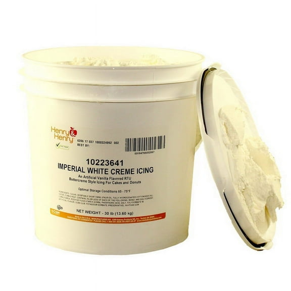 (Price/Case)Henry And Henry Imperial White Icing - 30 Pounds Per Case
