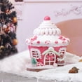 thumbnail image 4 of MesaSe LED Christmas Gingerbread House  6 Inch Light Up House Gingerbread Decor  Christmas Village Candy House  Tabletop Christmas Holiday Lighted Decorative, 4 of 16
