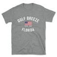 thumbnail image 1 of Gulf Breeze Florida Patriot Men's Cotton T-Shirt, 1 of 1