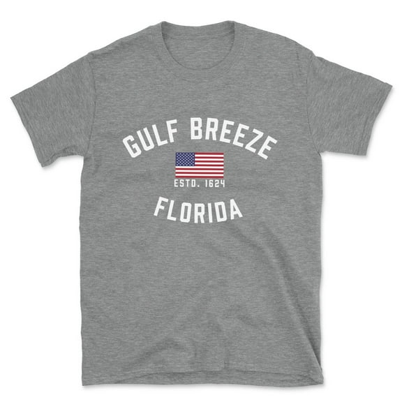 Gulf Breeze Florida Patriot Men's Cotton T-Shirt