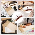 thumbnail image 2 of FONWILYO 1Set Blank Scroll Rice Paper for Chinese Calligraphy Wall Decoration 38X10X2.5CM, 2 of 8