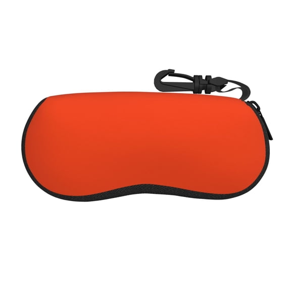 Balery Orange for Zipper Sunglasses Case, Eyeglasses Cases, Protective Case For Glasses,Flexible Eyewear Storage,Multi-Purpose Key Lock Case