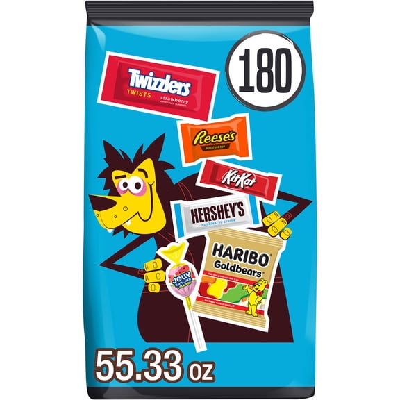 Hershey Assorted Halloween Candy, Variety Pack 55.33 oz, 180 Pieces