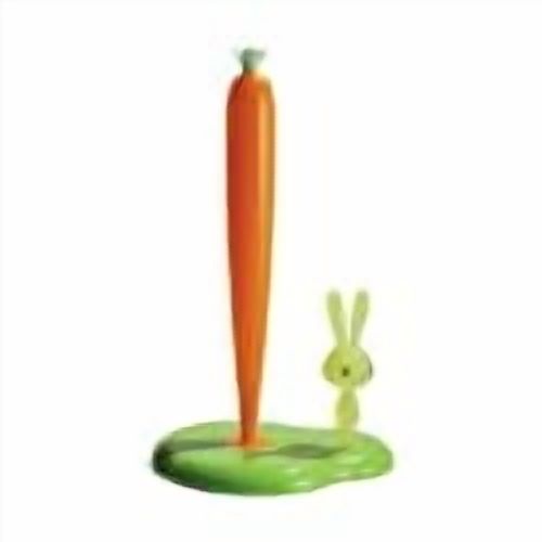 Alessi Bunny & Carrot Paper Towel Roll Holder - ASG42/H GR