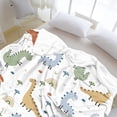thumbnail image 5 of Gresahom WEALLIN Dinosaur Blanket for Boys, Dino Gifts for Boys, Toddler Blankets for Boys, Soft Blanket for Children's Day Gift, Birthday Gift 1 2 3 4 5 Year Old Toddler Boys Kid Child(30"x40"), 5 of 7