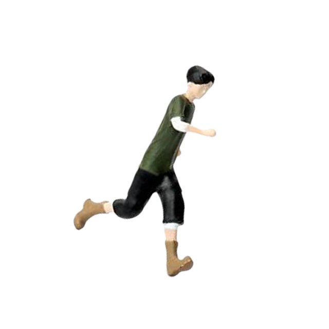 1/64 Scale Figures Tiny Running Hand Painted model Boy Hand Painted for Diorama DIY Scene Decor
