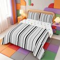 thumbnail image 2 of Erosebridal Minimalist Stripes Full Size Comforter Sets,Modern Geometric Line Bedding Comforter Set,Polkadot Reversible,3pcs,1 Comforter and 2 Pillowcases, 2 of 7