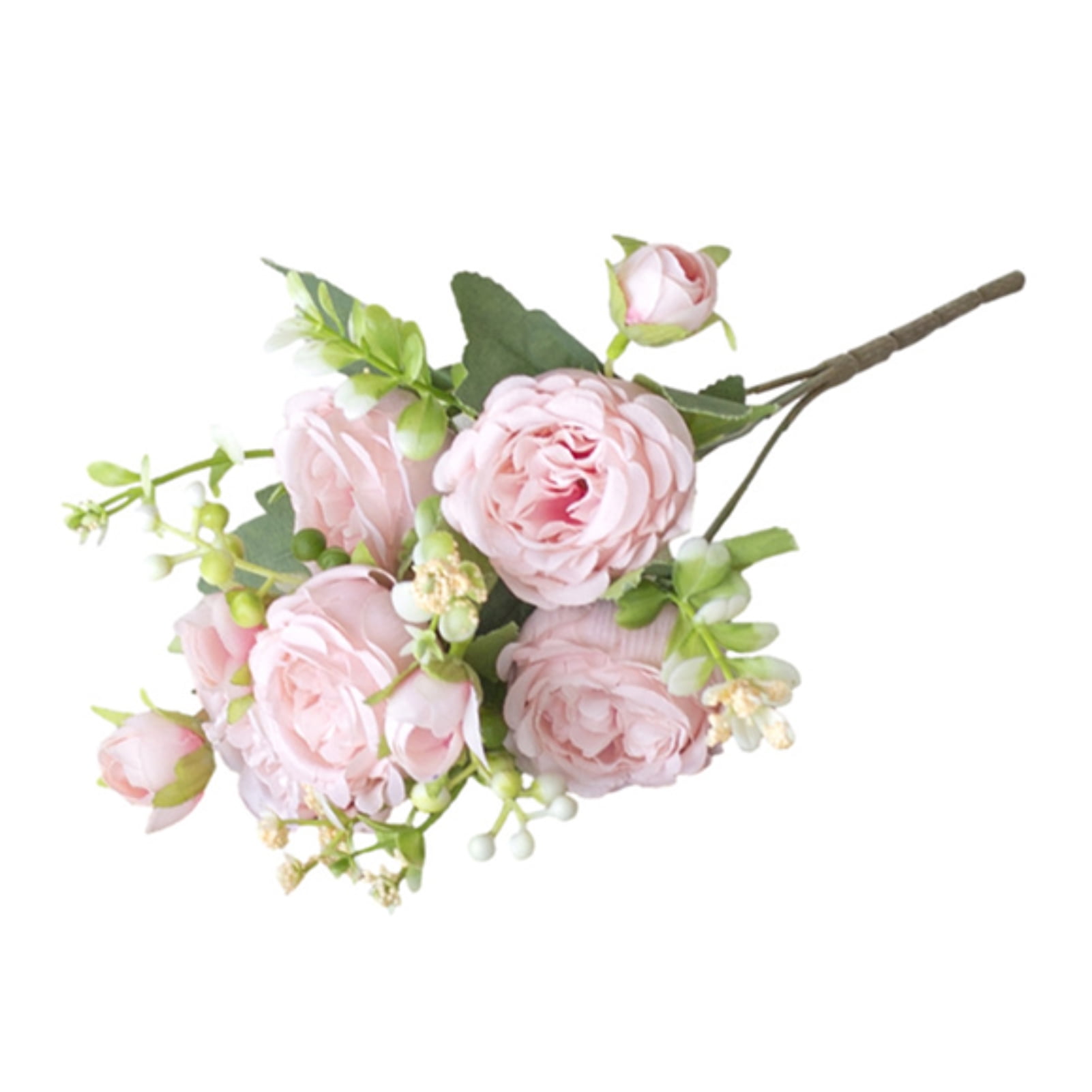 Waroomhouse Artificial Peonies 5 Heads Not Wither Weatherresistant