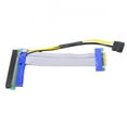 thumbnail image 7 of Chenyang CY PCI-E Express 4x to 16x Flex Cable Extender Converter Riser Card Adapter with 4pin Power 15cm Cable, 7 of 7