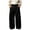 Black, variant on Cmfcve Mens Dress Pants Business Casual Trousers Pleated Front Baggy Wide Leg Work Pants