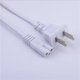 thumbnail image 1 of Cable de alimentación de CA de 5 pies de largo, color blanco, 2 clavijas, Plu, 1 of 5