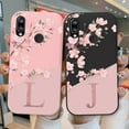 thumbnail image 2 of Initial Letter Silicone Case For Huawei P20 2018 P20 Lite P20 Pro Shell Retro Pink Flower Soft TPU Cover For Huawei P20 Capa Khe-zmtah22 Huawei P20 Lite, 2 of 6