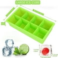 thumbnail image 4 of LELINTA Silicone Ice Maker Easy-Release Silicone & Flexible 8-Ice Cube Trays Spill-Resistant, Giant Ice Cubes Keep Your Drink Cooled for Hours, Reusable, 4 of 7