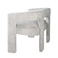 thumbnail image 5 of Jofran Gwen Modern Luxury Jacquard Fabric Upholstered Sculpture Bench, 5 of 7