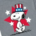 thumbnail image 3 of Peanuts - Patriotic American Snoopy - 4th of July - Men's Short Sleeve Graphic T-Shirt, 3 of 5
