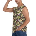thumbnail image 3 of Balery Ladybugs And Flowers On A Wooden Camisetas sin mangas para hombre, absorbe la humedad y protege contra el mal olor.-3X-Large, 3 of 7
