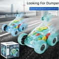 thumbnail image 1 of XWSHYW Juguetes para Niños Stunt Rollover Car, con Flash, Vuelco y Rotación, Coche de Engranajes Transparentes, Música Giratoria, Regalos de Cumpleaños para Niñas y Niños, Regalos de Navidad, 1 of 5