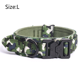 thumbnail image 2 of Collar de perro militar para perros medianos grandes, collares de nailon ajustables con asa, 2 of 6