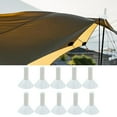 thumbnail image 1 of 10 piezas de postes de carpa punta de rayo accesorios de protección de protección protector de tarpes cubiertas de punta para acampar dosel al aire, 1 of 8
