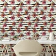 thumbnail image 2 of Ambesonne Floral Fun Peel & Stick Wallpaper for Home, Colorful Daisies Drawing, 13"x100", Pink Coconut Multicolor, 2 of 5