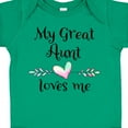 thumbnail image 4 of Inktastic My Great Aunt Loves Me Heart Boys or Girls Baby Bodysuit, 4 of 5