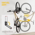 thumbnail image 2 of Soporte de pared para bicicleta MonteK, giratorio, fácil de cargar, 35 kg de capacidad, 2 of 9