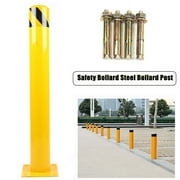 Safety Bollard Yellow Parking Sign Barrier Traffic Road Safety Posts Safety Column Road Parking Barrier Pile Safety Bollard Post Safety Bollard Yellow Parking Sign Safety Post Traffic Barrier