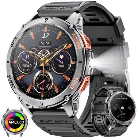 Haulvean 2025 New 1.43-inch Smart Watch for Women, Fitness Tracker Watches for Women, with Answer/Make Calls/100 Sports Modes, Suitable for Android and Iphone Devices
