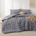 thumbnail image 2 of Juego de Ropa de Cama Bedsure Completo King Size a Cuadros 7 Piezas, 2 of 8