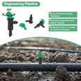 thumbnail image 2 of Uxcell 60-Pack Flag Irrigation Dripper Emitter, 16L/H 4 GPH Plastic Drip Irrigation Connect Irrigation System Parts Tool [Green], 2 of 6