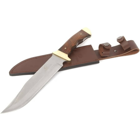 Mossy Oak Wood Bowie Knife (Best Wood For Throwing Knife Target)