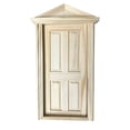 thumbnail image 1 of Casa de muñecas en miniatura 1:12 Puerta exterior de madera de 4 hojas con muebles de la casa en escalera Speravity WJ4207-00B, 1 of 7