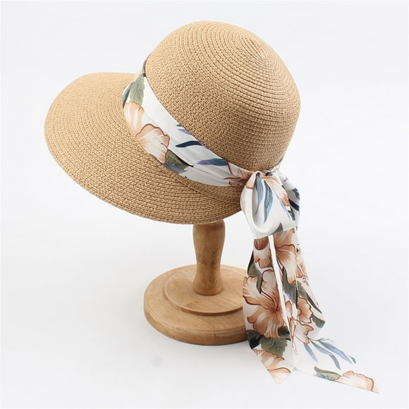 Womens Sun Summer Hat Foldable Roll Up Floppy Beach Hats UPF50 Caps