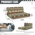 thumbnail image 7 of Uorisanigo RV Dinette Cushion Covers 2 PCS Western Aztec Tribal RV Couch Covers for Sofa Camper Cushion Slipcover Stretch Loveseat Sofa Chair Cover Furniture Protection for Easy to Install, 7 of 7
