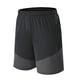 thumbnail image 1 of pstuiky Pantalones cortos de entrenamiento para hombre, Pantalones cortos elásticos de baloncesto de verano para hombre con diseño de bloques de color y movimiento de tren, 1 of 4