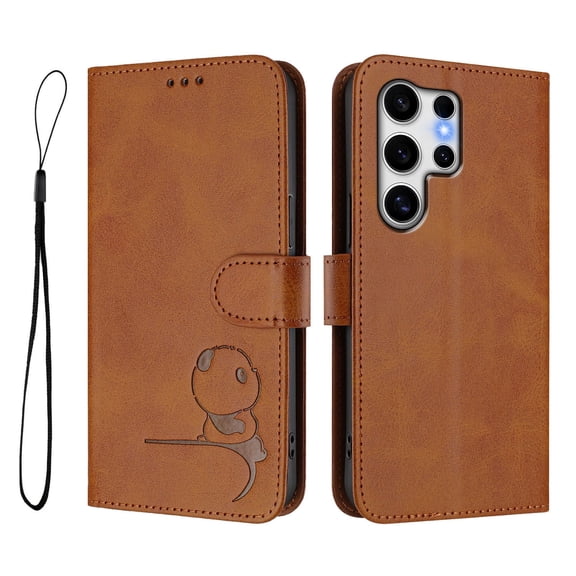 Phone Case for Samsung Galaxy S25 Ultra,PU Leather Wallet RFID Blocking Card Slots Holder Notebook Kickstand Shockproof Flip Folio Cover Compatible with Galaxy S25 Ultra-B6