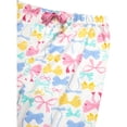 thumbnail image 5 of Princess Rose Girls Pajamas Set Cute Sleep Shirt Top Pajama Pants Shorts with Scrunchie 4 Piece, 5 of 7