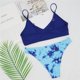 thumbnail image 3 of Gibobby Trajes de Baño Mujer Traje de baño Bandeau Bandeau Set Traje de baño brasileño Ropa de playa Push-Up Bikini Mujeres Trajes de baño Tankinis Set(Azul,M), 3 of 5