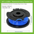 thumbnail image 6 of 0.065" 6-Pack 29092, 29252,Single Line, Auto-Feed Replacement String Trimmer Line Spool for Greenworks Weed Eater String Models ST24B215,2100302,21342,21302,21262,21312,2100302,21602,21242,21282, 6 of 6